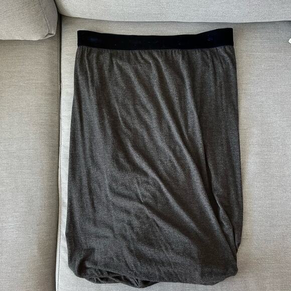 T Alexander Wang Chamoisee Gray Twisted Bubble Knee Length Mini Skirt XS/Small - Picture 9 of 12